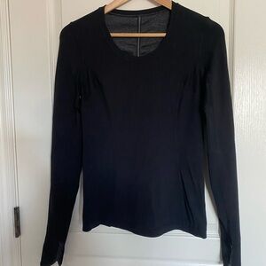 Lululemon long sleeve black reversible 6